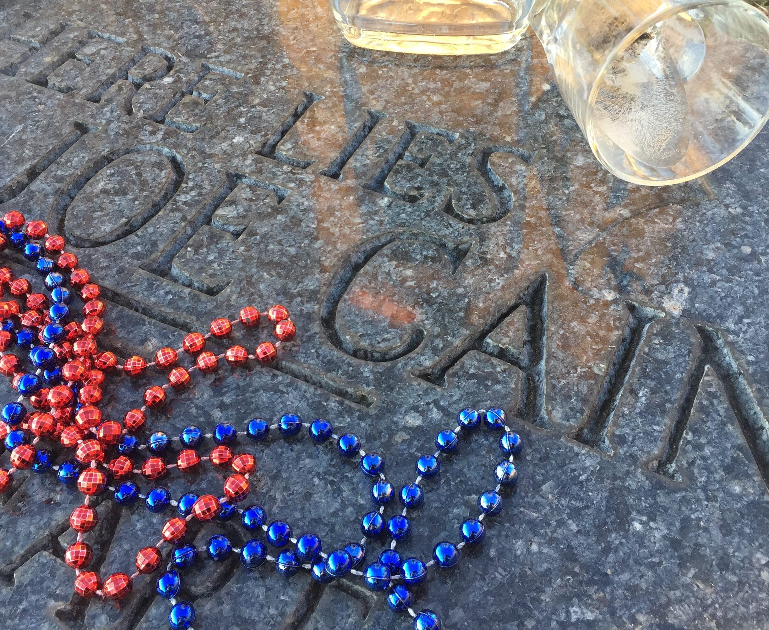 Joe Cain's grave at Church St Graveyard