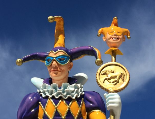 Jester Statue at Mardi Gras Park