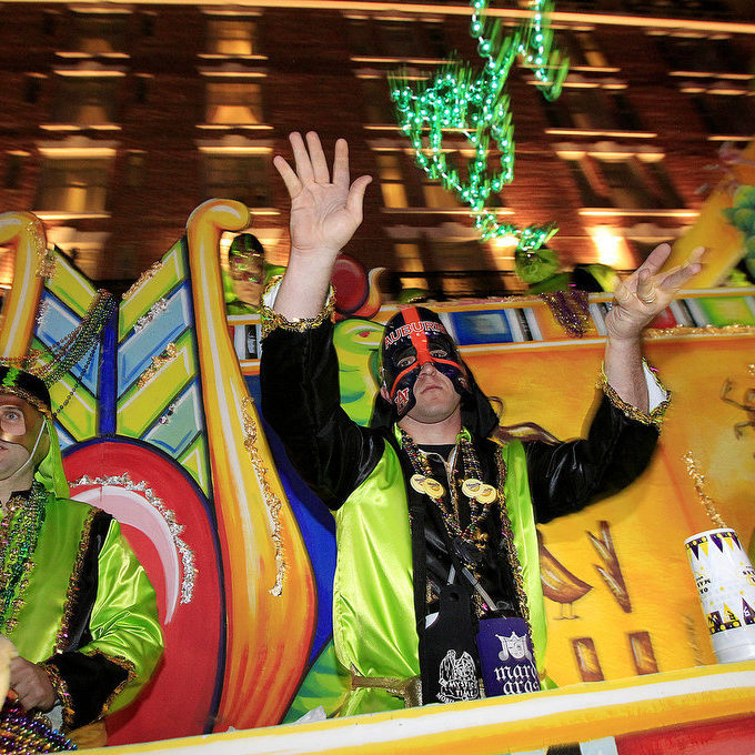 Mardi Gras parade in Mobile, Alabama