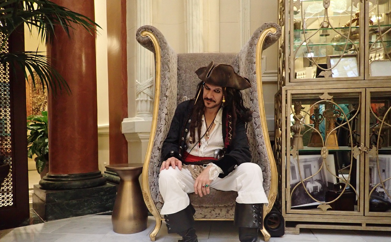 Pirate in a chair